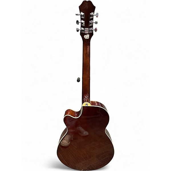 Used Epiphone PR4E 2 Color Sunburst Acoustic Electric Guitar