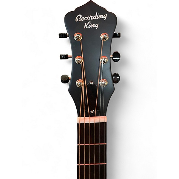 Used Recording King RM-997-VG SWAMP DOG METAL BODY DISTRESSED VINTAGE GREEN Resonator Guitar