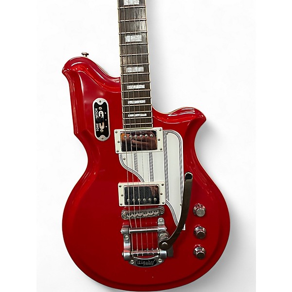 Used Eastwood AIRLINE RED Solid Body Electric Guitar
