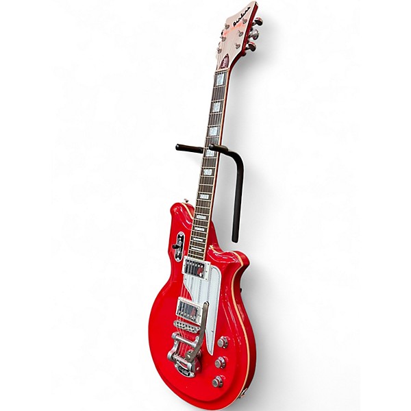 Used Eastwood AIRLINE RED Solid Body Electric Guitar