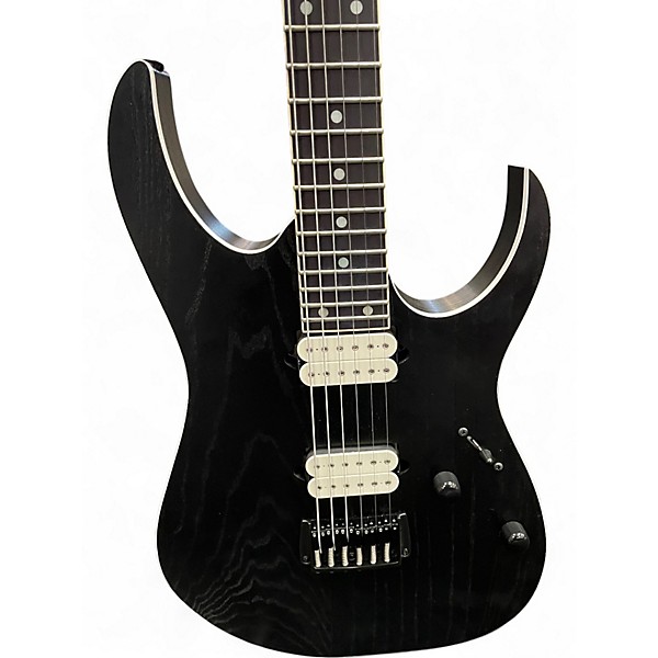 Used Ibanez Prestige RGR652AHBF Weathered Black Solid Body Electric Guitar