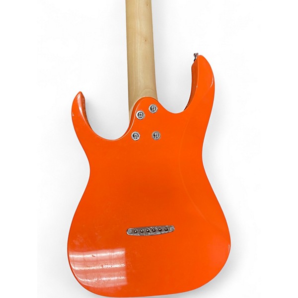 Used Ibanez GRGM21M Orange Solid Body Electric Guitar