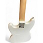 Used Squier Bronco Alpine White Electric Bass Guitar
