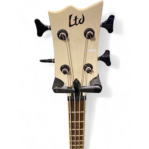 Used ESP LTD Viper 254 White Electric Bass Guitar