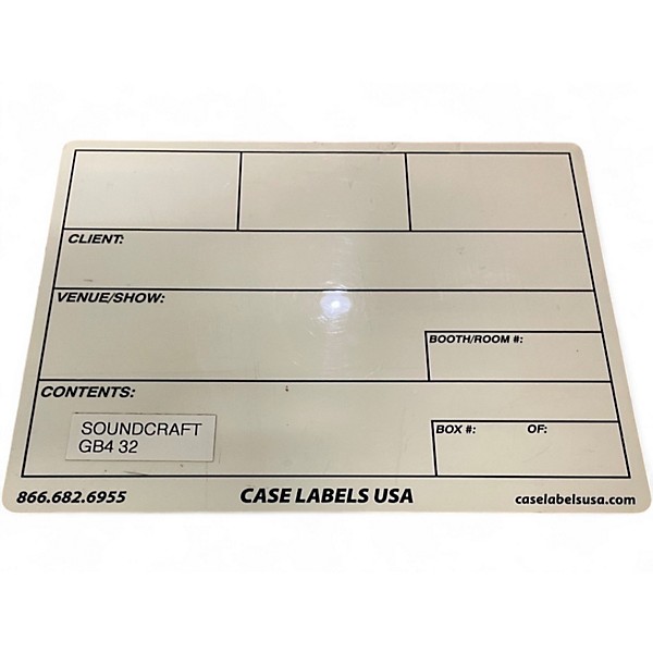 Used Soundcraft GB4-32 Mixing Console Unpowered Mixer