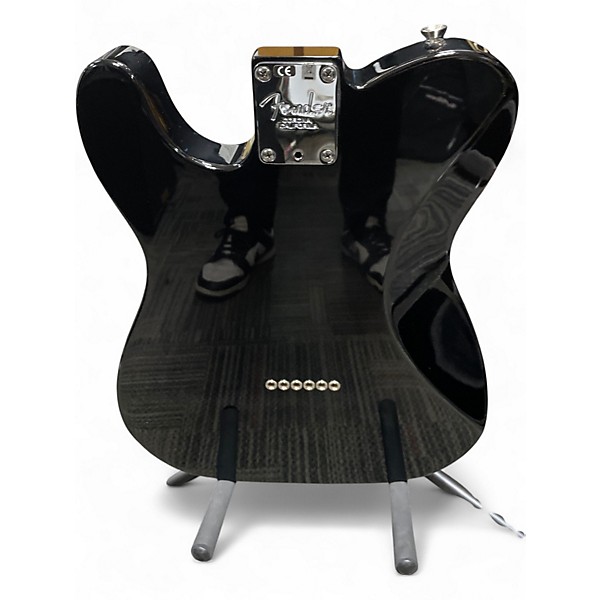 Used 2015 Fender American Standard Telecaster HH Black Solid Body Electric Guitar