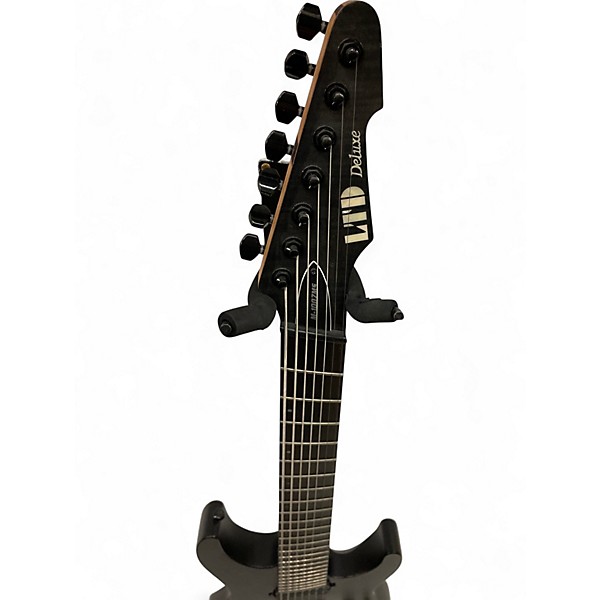 Used ESP m-1007ms Satin Black Solid Body Electric Guitar