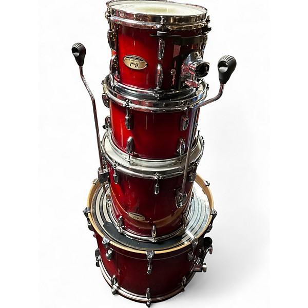 Used Pearl 4 Piece SESSION STUDIO SELECT RED Drum Kit