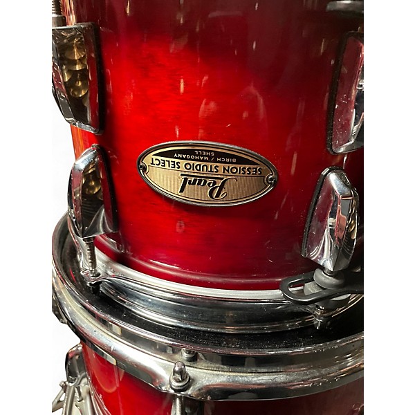 Used Pearl 4 Piece SESSION STUDIO SELECT RED Drum Kit