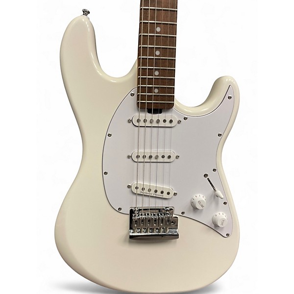 Used Sterling by Music Man CT30 SSS Olympic White Solid Body Electric Guitar