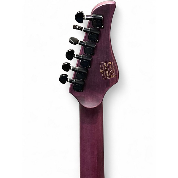 Used 2020 Schecter Guitar Research BANSHEE GT-6 FR SATIN TRANS PURPLE Solid Body Electric Guitar