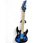 Used Ibanez JEM77FP Steve Vai Signature blue floral Solid Body Electric Guitar thumbnail