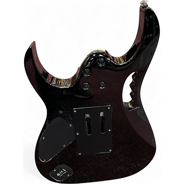 Used Ibanez JEM77FP Steve Vai Signature blue floral Solid Body Electric Guitar