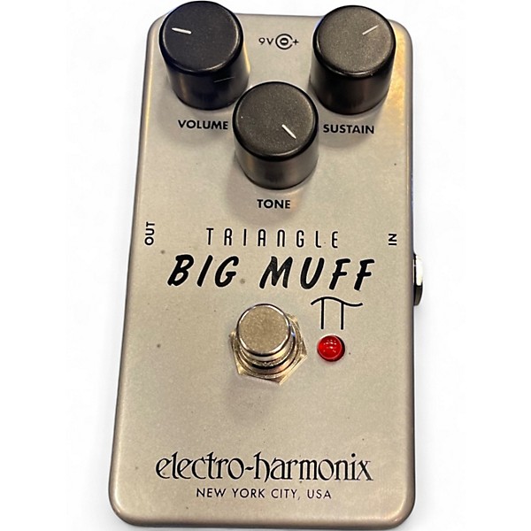 Used Electro-Harmonix Big Muff Triangle Pi Distortion Effect Pedal
