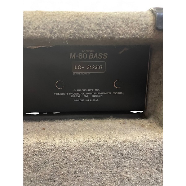 Vintage 1990s Fender M-80 Bass Combo Amp