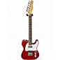 Used Squier Affinity Series Telecaster FM Transparent Crimson Solid Body Electric Guitar thumbnail
