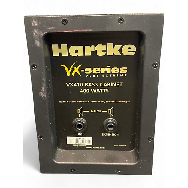 Used Hartke VX410 BASS CABINET Bass Cabinet
