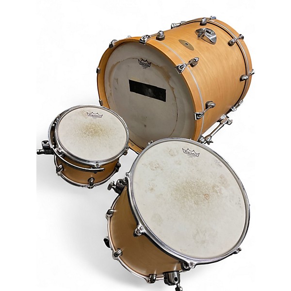 Used Premier 3 Piece Artist Maple Natural Drum Kit