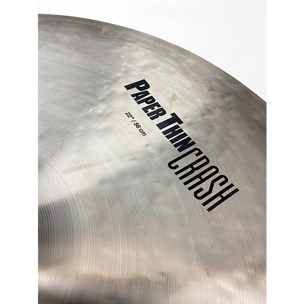 Used Zildjian 22in K PaperThin Crash Cymbal