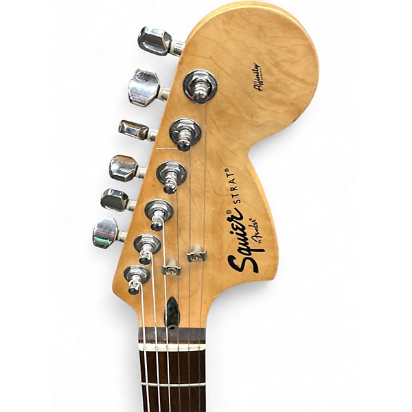 Used Squier Affinity Stratocaster red Solid Body Electric Guitar