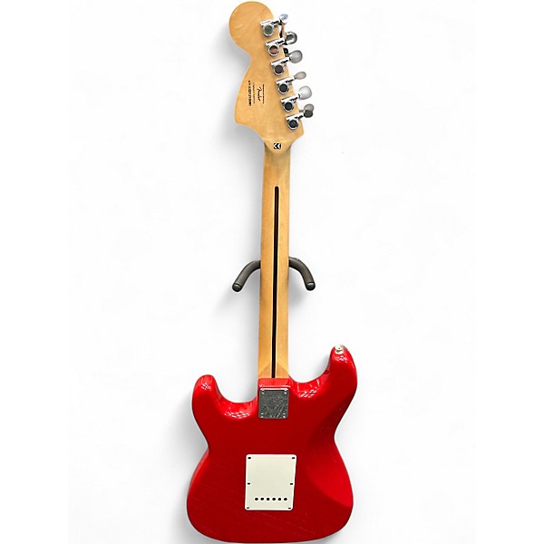 Used Squier Affinity Stratocaster red Solid Body Electric Guitar