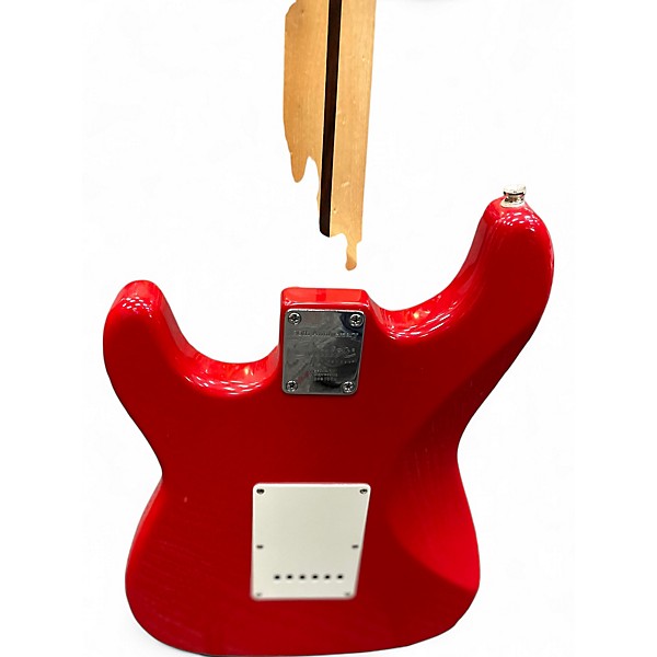 Used Squier Affinity Stratocaster red Solid Body Electric Guitar