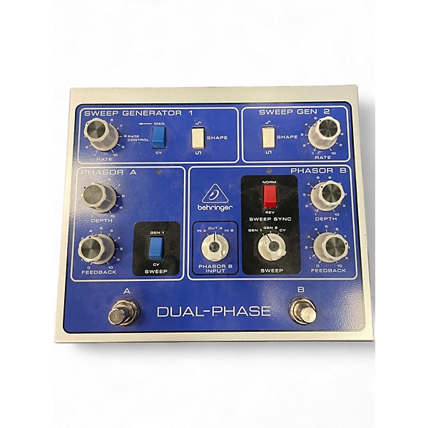 Used Behringer DUAL PHASE Effect Pedal