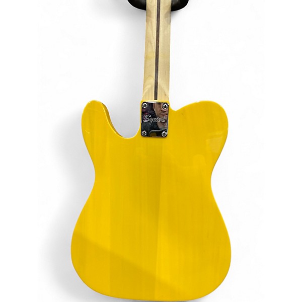 Used Squier Telecaster Butterscotch Blonde Solid Body Electric Guitar