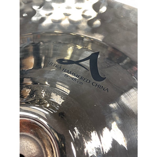 Used Zildjian 19in A Custom Ultra Hammered China Cymbal