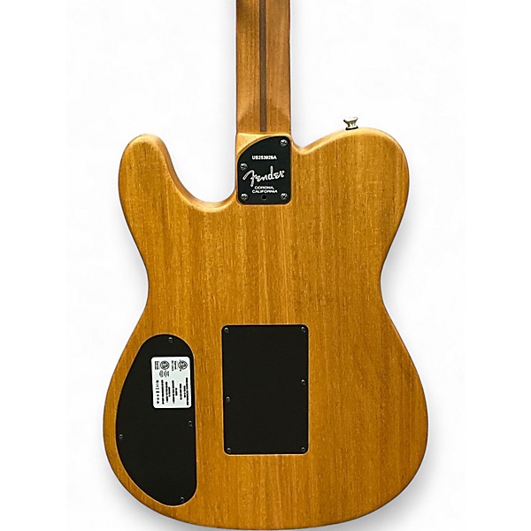 Used Fender American Acoustasonic Telecaster Sunburst Acoustic Electric Guitar