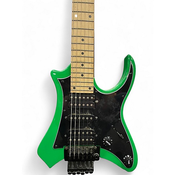 Used Traveler Guitar Vaibrant Green Solid Body Electric Guitar