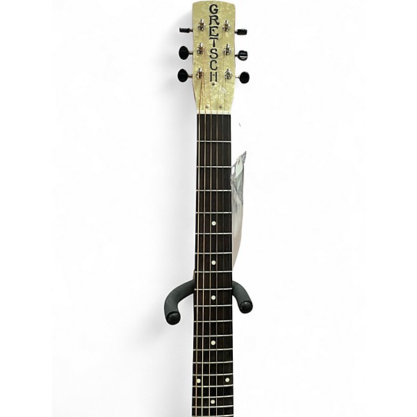 Used Gretsch Guitars G9201 Honeydipper Metal Round Neck Silver Resonator Guitar