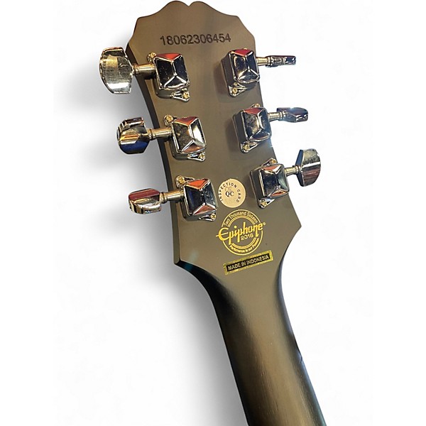 Used Epiphone SG Matte Black Solid Body Electric Guitar