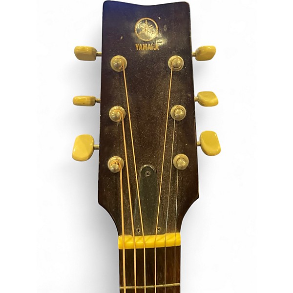 Used Yamaha fg-75 Natural Acoustic Guitar