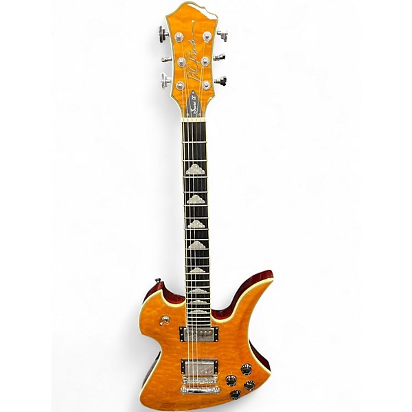 Used B.C. Rich Mockingbird Special X Amber Solid Body Electric Guitar