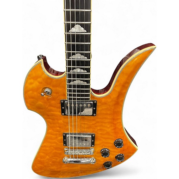 Used B.C. Rich Mockingbird Special X Amber Solid Body Electric Guitar