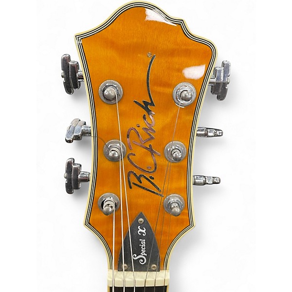 Used B.C. Rich Mockingbird Special X Amber Solid Body Electric Guitar
