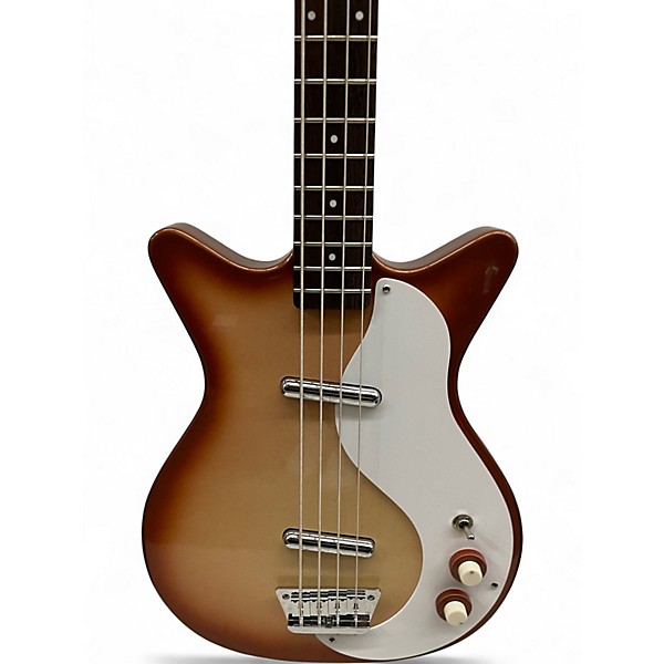 Used Danelectro 59DC Copper Burst Electric Bass Guitar
