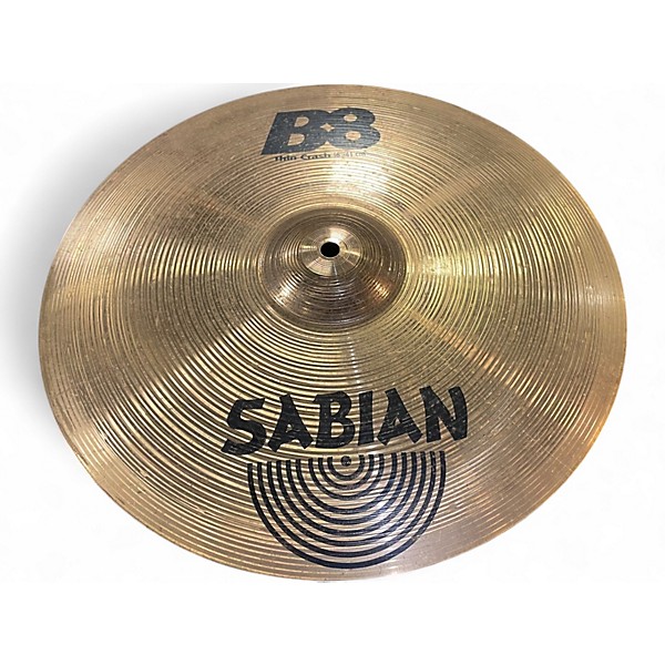 Used SABIAN 16in B8 Thin Crash Cymbal