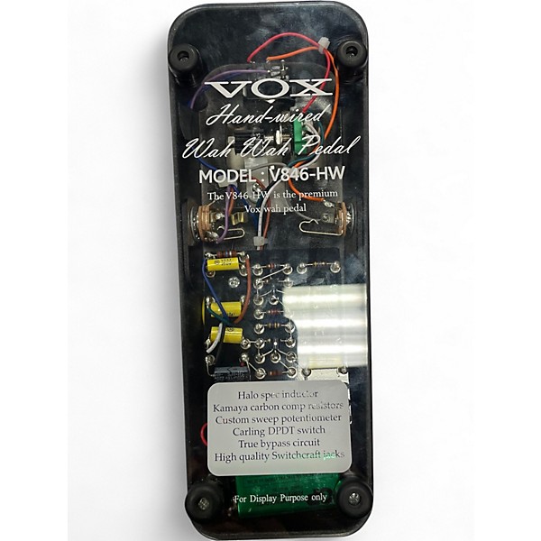 Used VOX V846HW Hand Wired Wah Effect Pedal