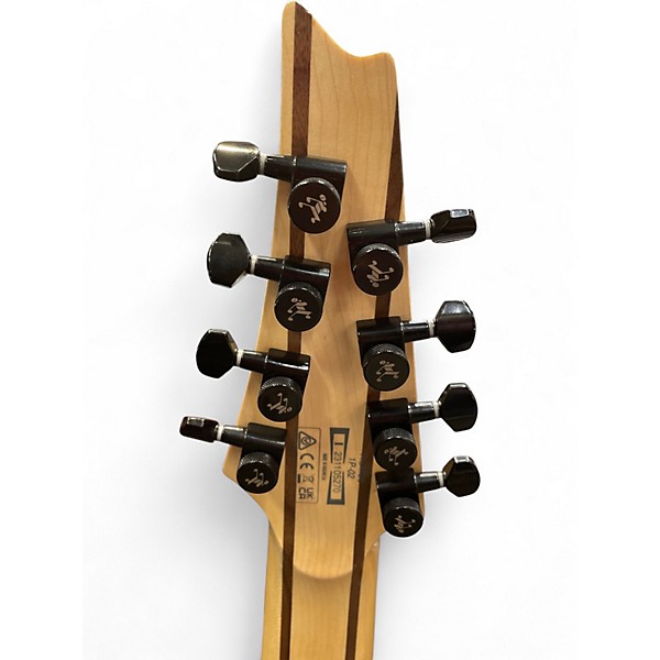 Used Ibanez RGMS8 Black Solid Body Electric Guitar