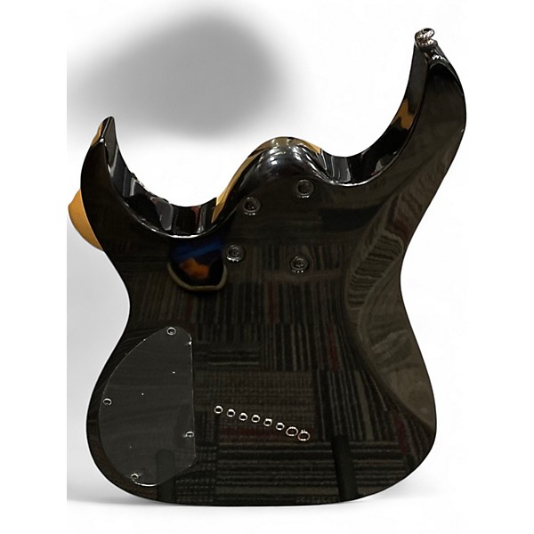 Used Ibanez RGMS8 Black Solid Body Electric Guitar