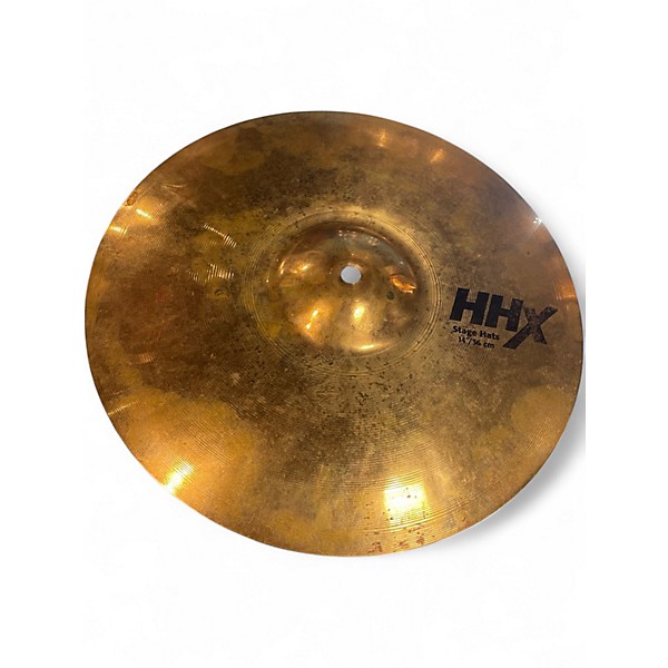 Used SABIAN 14in HHX Stage Hi Hat Pair Cymbal