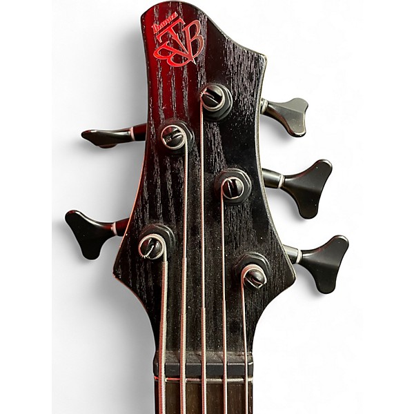 Used Ibanez BTB865SC Worn Cherry Electric Bass Guitar