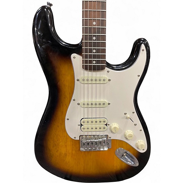 Used Squier Bullet Stratocaster 2 Tone Sunburst Solid Body Electric Guitar