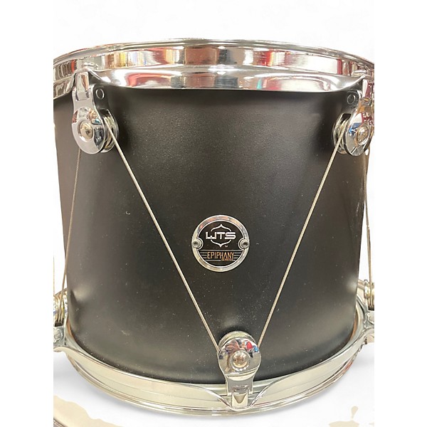 Used Welch Tuning Systems 3 Piece Epiphany Series Matte Black Drum Kit