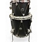 Used Welch Tuning Systems 3 Piece Epiphany Series Matte Black Drum Kit