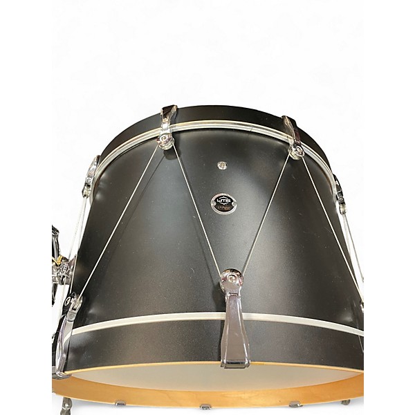 Used Welch Tuning Systems 3 Piece Epiphany Series Matte Black Drum Kit