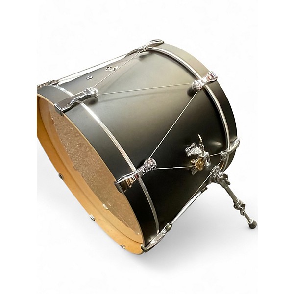 Used Welch Tuning Systems 3 Piece Epiphany Series Matte Black Drum Kit