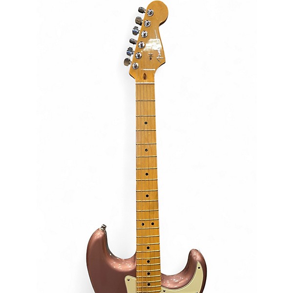 Used 2013 Fender American Deluxe Stratocaster Burgundy Mist Solid Body Electric Guitar